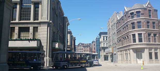 Studio-tour på Universal Studios i Los Angeles