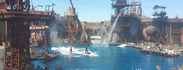 Föreställning på Universal Studios i Hollywood